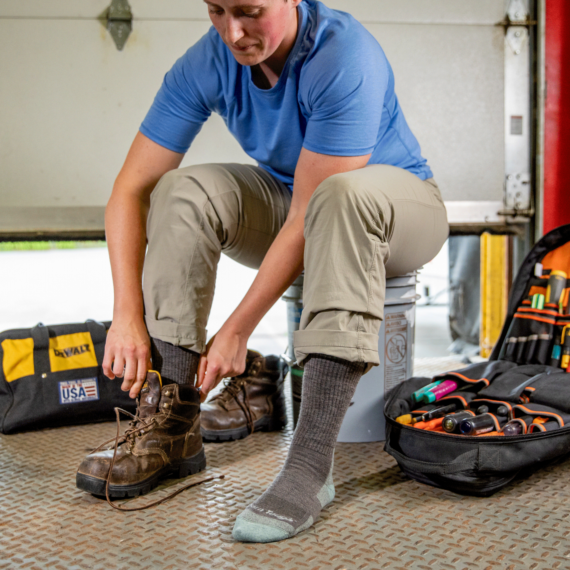 Women's Rtr Boot Midweight Work Socks - Image 5