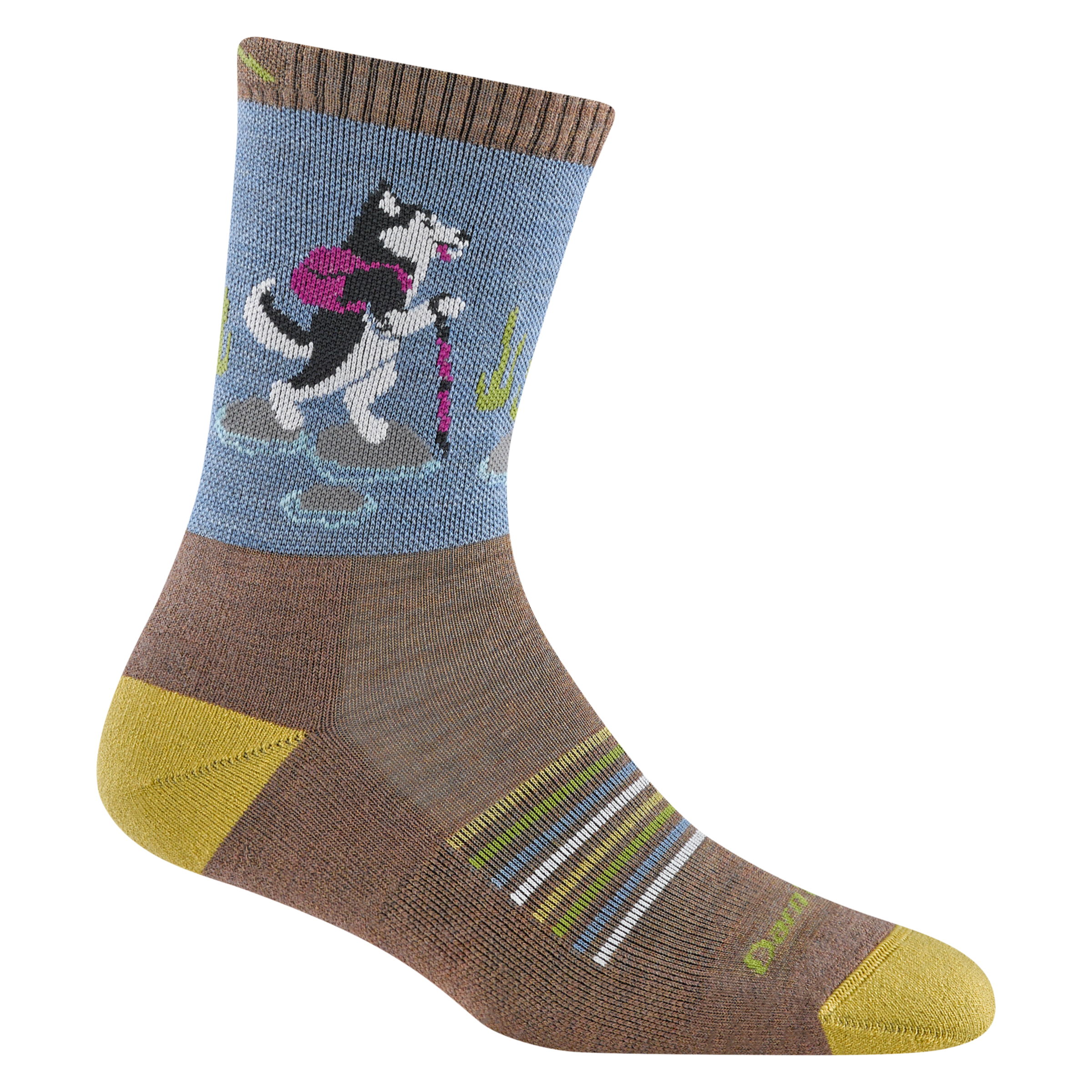 Women's Critter Club Micro Crew Lightweight Hiking Socks - Image 6